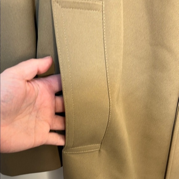 Classic Trench Coat With Fur Collar Men's Size 50 Regular Vintage Botany 500 - Picture 6 of 16